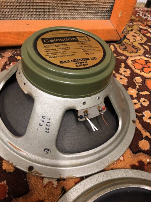 Quad Vintage 1973 Celestion G12M T1221 25w Greenback Speaker Driver