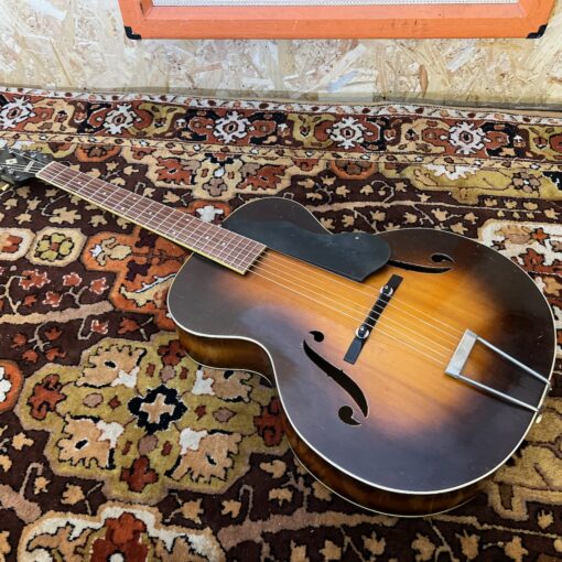 Vintage 1930s Slingerland Songster USA Archtop Sunburst Acoustic Guitar