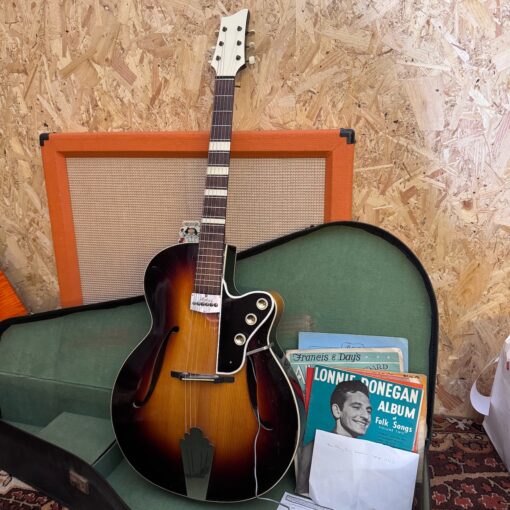 Vintage 1950s Framus Capri Electric Archtop Guitar Hofner Pickup OHSC