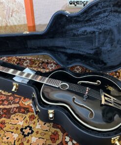 Vintage 1950s Herr Im Frack Hoyer Black Archtop German Jazz Guitar
