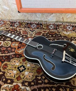 Vintage 1950s Herr Im Frack Hoyer Black Archtop German Jazz Guitar