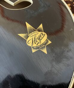 Vintage 1950s Herr Im Frack Hoyer Black Archtop German Jazz Guitar