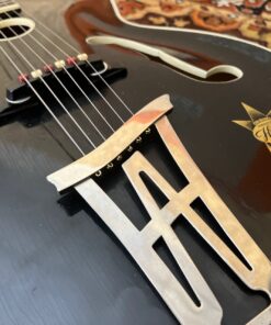 Vintage 1950s Herr Im Frack Hoyer Black Archtop German Jazz Guitar