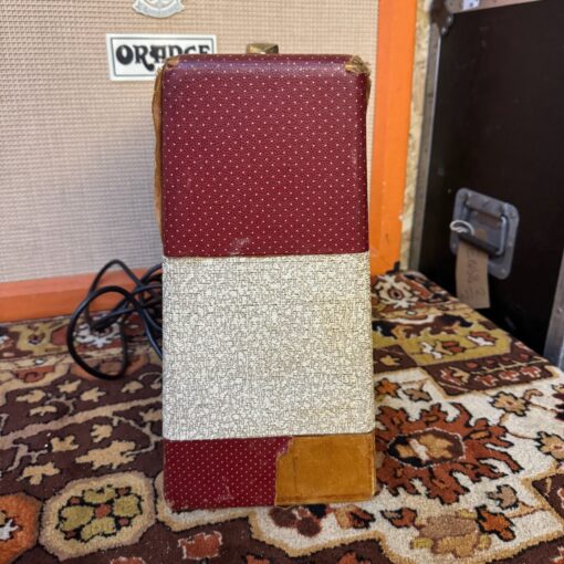Vintage 1950s Hohner Red Cream 1x8 Elac Valve Guitar Harp Amplifier