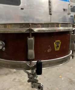 Vintage 1950s Ludwig Pioneer Keystone Transition Mahogany 14x5 Snare Drum