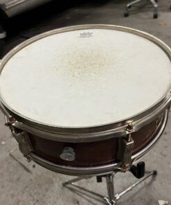 Vintage 1950s Ludwig Pioneer Keystone Transition Mahogany 14x5 Snare Drum