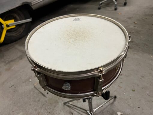 Vintage 1950s Ludwig Pioneer Keystone Transition Mahogany 14x5 Snare Drum