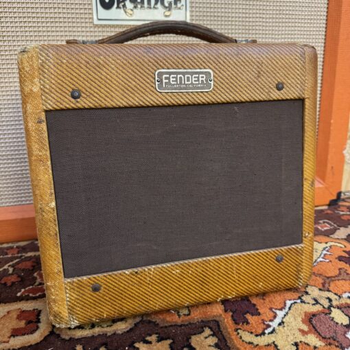 Vintage 1955 Fender Tweed Champ 5D1 Wide Panel USA Amplifier