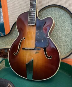 Vintage 1955 Hofner President Brunette Sunburst Acoustic Guitar OHSC