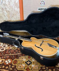 Vintage 1958 Hofner President Natural Acoustic Archtop Guitar