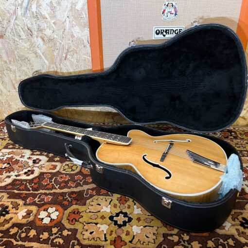 Vintage 1958 Hofner President Natural Acoustic Archtop Guitar