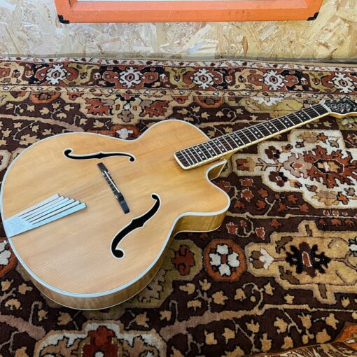 Vintage 1958 Hofner President Natural Acoustic Archtop Guitar