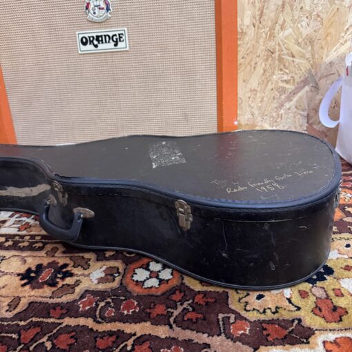 Vintage 1958 Hofner Senator Sunburst Electric Archtop Guitar Case 1950s