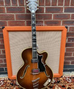 Vintage 1960 Hofner Committee Thin Thinline Sunburst Guitar