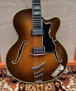 Vintage 1960 Hofner Committee Thin Thinline Sunburst Guitar