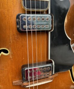 Vintage 1960 Hofner Committee Thin Thinline Sunburst Guitar