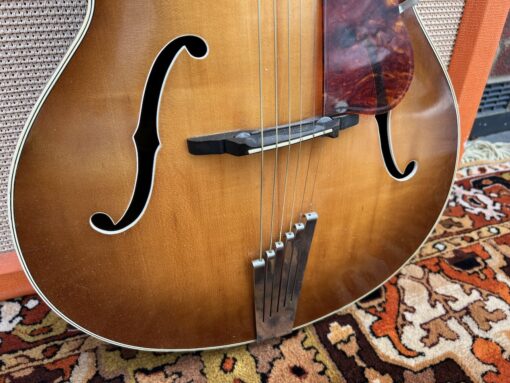 Vintage 1960 Hofner Senator Tobacco Sunburst Brunette Guitar