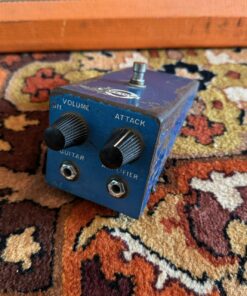 Vintage 1960s 1966 Carlsbro Fuzz Tone Blue Original Guitar Pedal