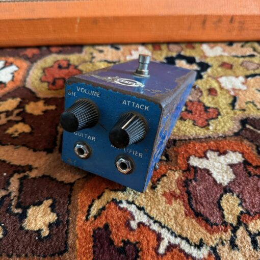 Vintage 1960s 1966 Carlsbro Fuzz Tone Blue Original Guitar Pedal