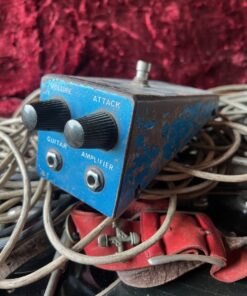 Vintage 1960s 1966 Carlsbro Fuzz Tone Blue Original Guitar Pedal
