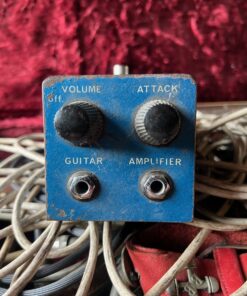 Vintage 1960s 1966 Carlsbro Fuzz Tone Blue Original Guitar Pedal