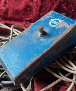 Vintage 1960s 1966 Carlsbro Fuzz Tone Blue Original Guitar Pedal