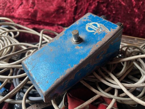 Vintage 1960s 1966 Carlsbro Fuzz Tone Blue Original Guitar Pedal