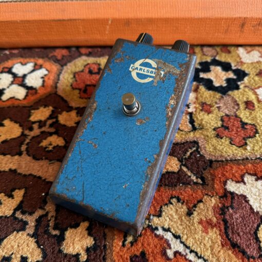 Vintage 1960s 1966 Carlsbro Fuzz Tone Blue Original Guitar Pedal