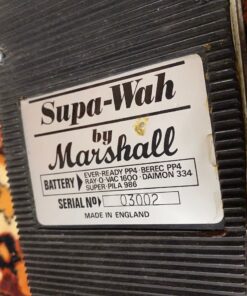 Vintage 1960s 1969 Marshall Supa Wah Grey UK Pedal