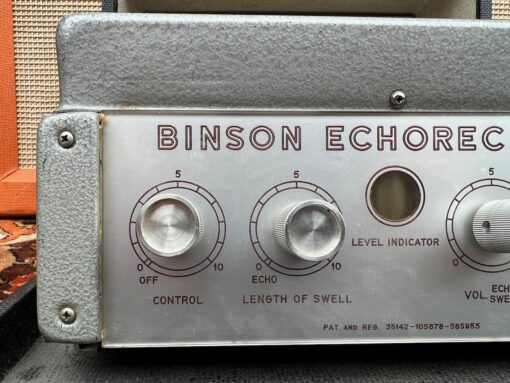 Vintage 1960s Binson Echorec Baby Tape Echo Len Tuckey