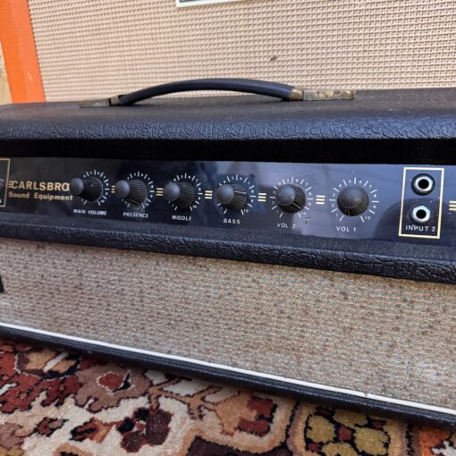 Vintage 1960s Carlsbro CS40 60 Valve Guitar Amplifier Head