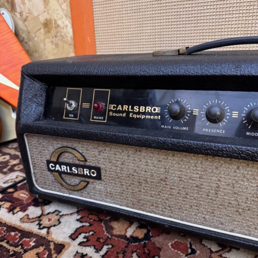 Vintage 1960s Carlsbro CS40 60 Valve Guitar Amplifier Head