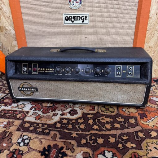 Vintage 1960s Carlsbro CS40 60 Valve Guitar Amplifier Head