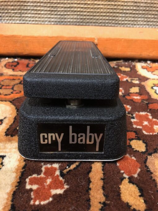 Vintage 1960s Crybaby Wah Wah Pedal Silver Trashcan Inductor
