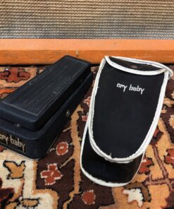 Vintage 1960s Crybaby Wah Wah Pedal Silver Trashcan Inductor