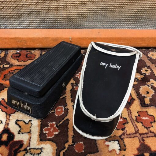 Vintage 1960s Crybaby Wah Wah Pedal Silver Trashcan Inductor