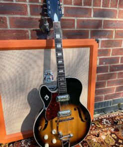 Vintage 1960s Harmony USA Meteor H70 Left Handed Guitar