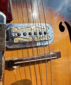 Vintage 1960s Harmony USA Meteor H70 Left Handed Guitar