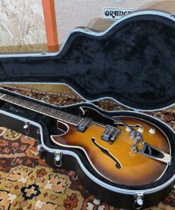 Vintage 1960s Hofner Ambassador Thin Brunette Sunburst Guitar