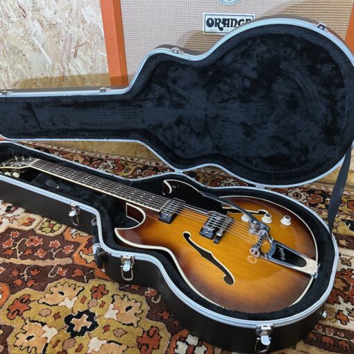 Vintage 1960s Hofner Ambassador Thin Brunette Sunburst Guitar