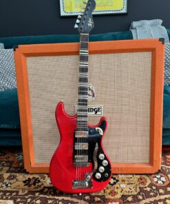 Vintage 1960s Hofner Super Solid V3 Model 173 Red Guitar