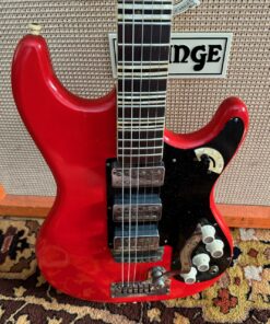 Vintage 1960s Hofner Super Solid V3 Model 173 Red Guitar