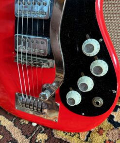 Vintage 1960s Hofner Super Solid V3 Model 173 Red Guitar