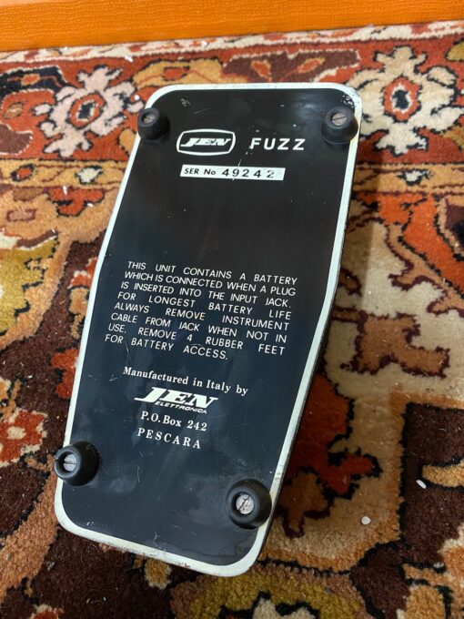 Vintage 1960s Jen Fuzz Tonebender Italian Guitar Effects Pedal