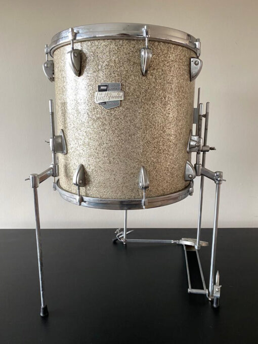 Vintage 1960s Meazzi Hollywood President Multisound Champagne Sparkle Drum Tom