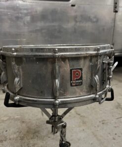 Vintage 1960s Premier 14 Chrome Steel Snare Drum