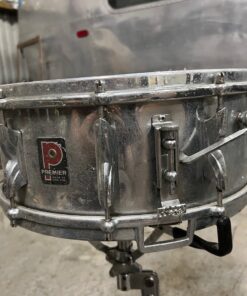 Vintage 1960s Premier 14 Chrome Steel Snare Drum