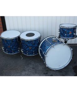 Vintage 1960s Premier 54 Outfit Blue Pearl Drum Kit