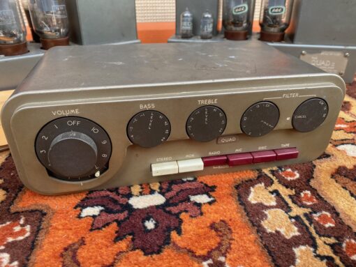 Vintage 1960s Quad 22 Control Unit and Quad II Amplifiers