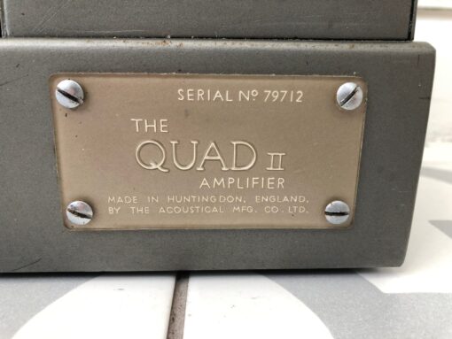Vintage 1960s Quad 22 Control Unit and Quad II Amplifiers